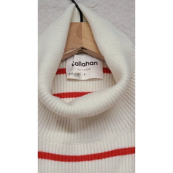 Callahan Knitwear Womens Size Small Cropped Lucy Turtleneck Sweater Stri… - Picture 6 of 7